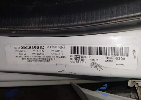 2014 Dodge Avenger Se z USA, uszkodzony, nr VIN 1C3CDZAB8EN166805